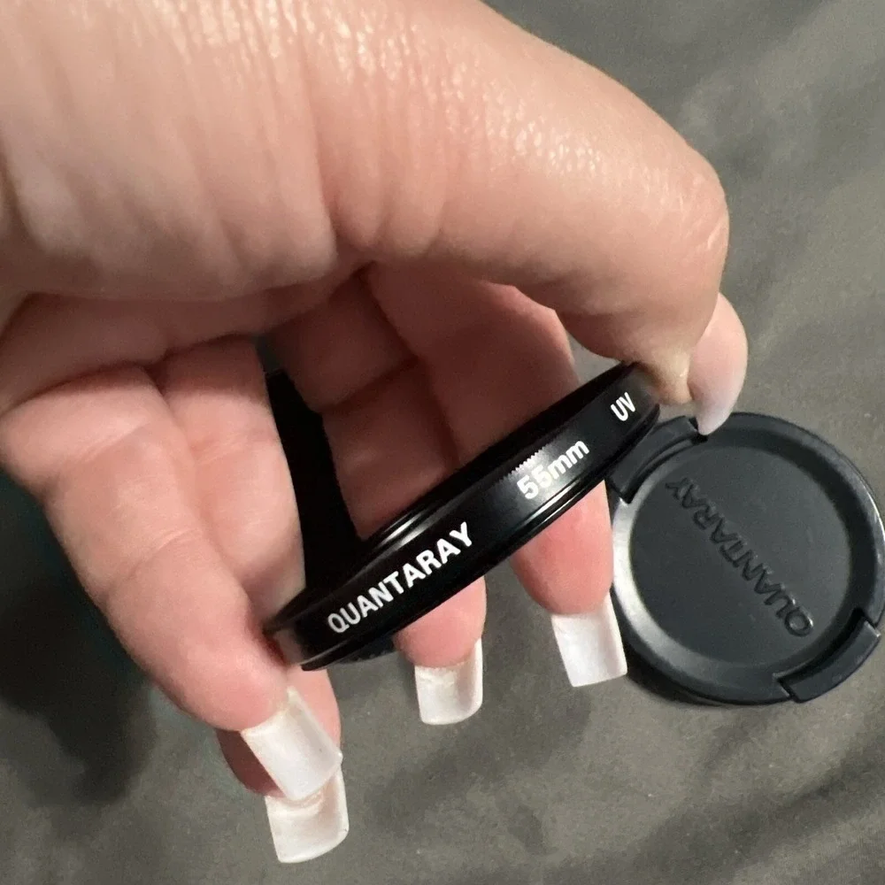 Quantaray 100-300mm 1:4.5-6.7 Autofocus Zoom for Pentax AF Lens W/ 55mm UV Lens
